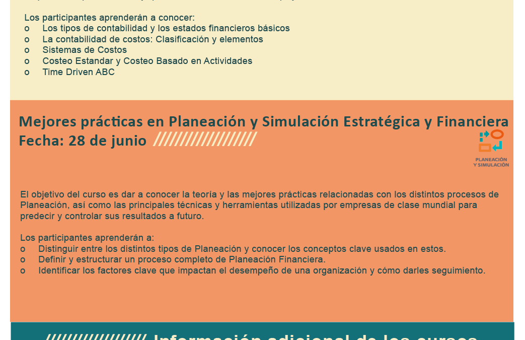 Nuestros cursos disponibles